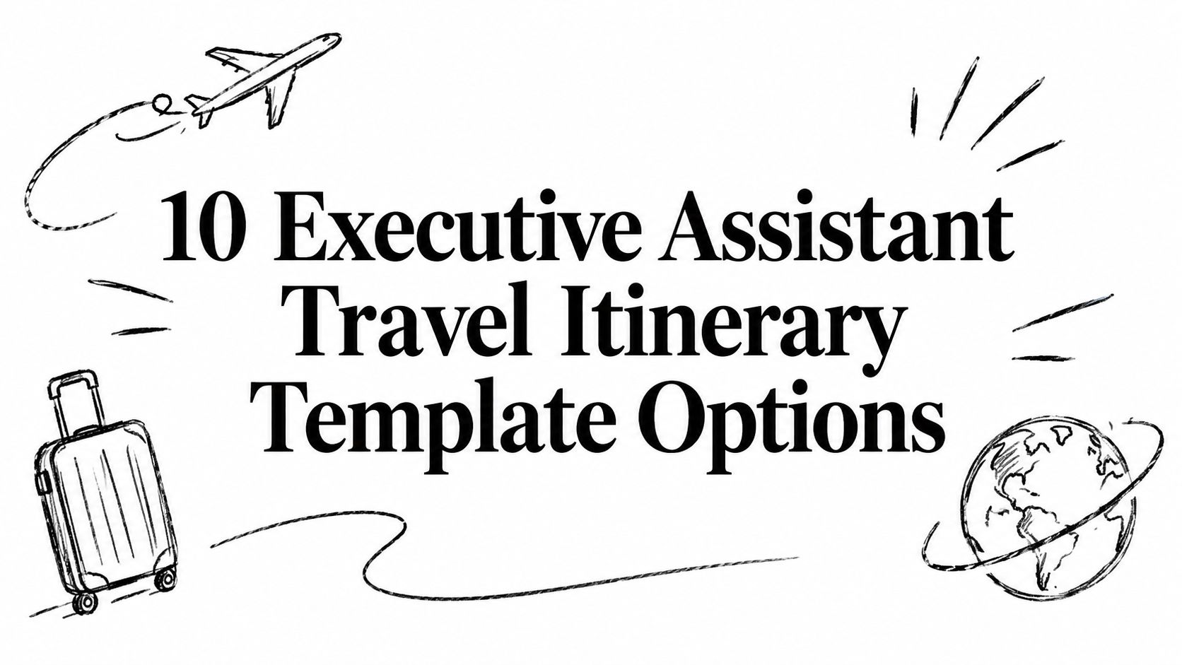 10 Executive Assistant Travel Itinerary Template Options