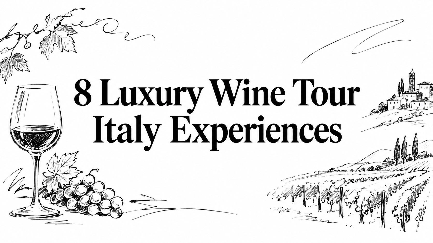 8 Luxury Wine Tour Italy Experiences — HauteBlack Travel Intelligence