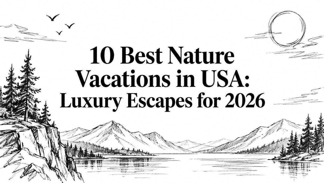 10 Best Nature Vacations in USA: Luxury Escapes for 2026 — HauteBlack Travel Intelligence