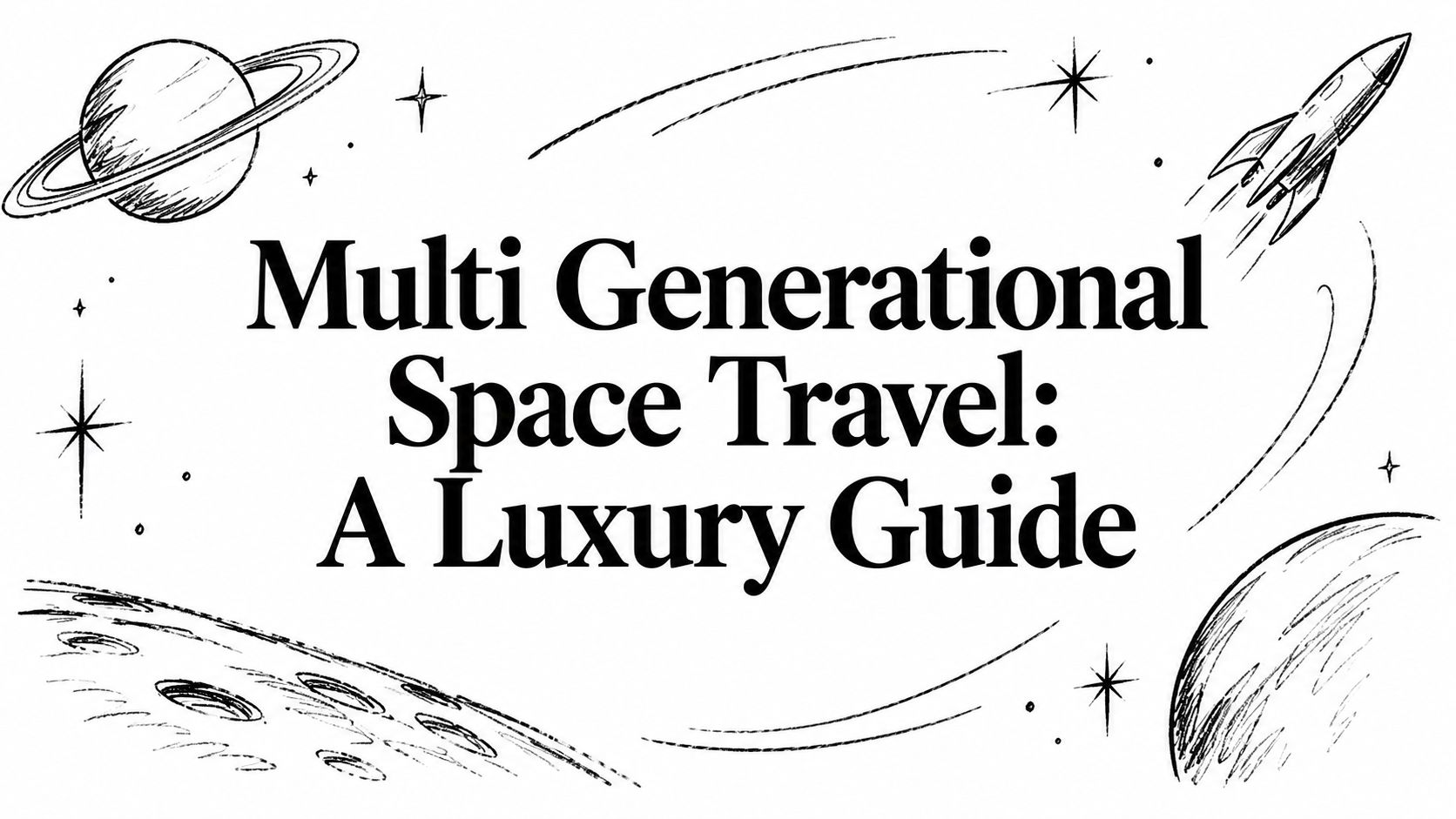 Multi Generational Space Travel: A Luxury Guide — HauteBlack Travel Intelligence