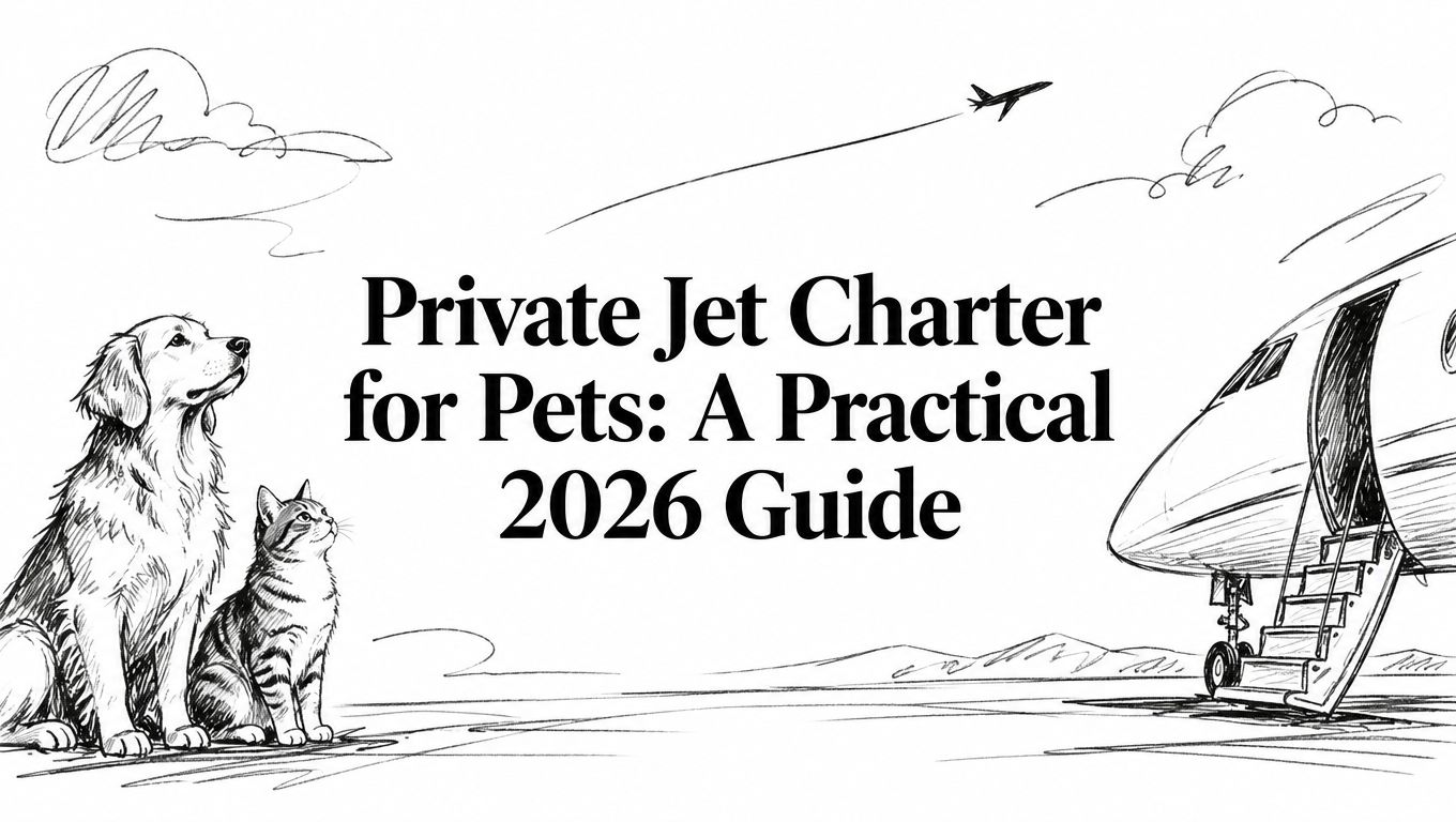 Private Jet Charter for Pets: A Practical 2026 Guide — HauteBlack Travel Intelligence