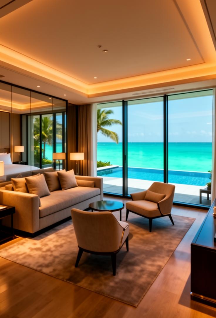 Luxury oceanfront resort destination — begin your journey with HauteBlack