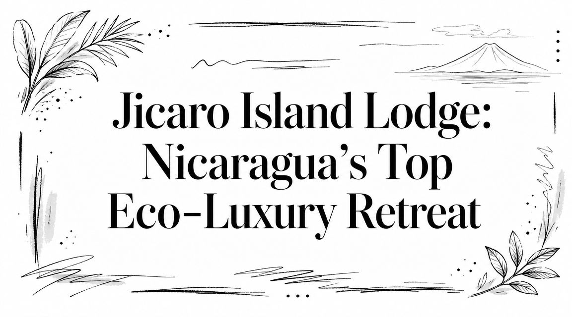 Jicaro Island Lodge eco-luxury retreat on Lake Nicaragua with private casitas and tropical island scenery | HauteBlack