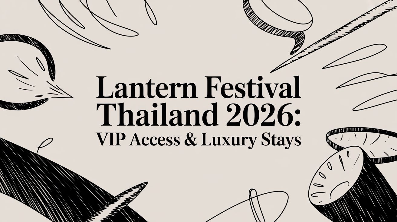 Lantern Festival Thailand 2026: VIP Access & Luxury Stays — editorial cover | HauteBlack