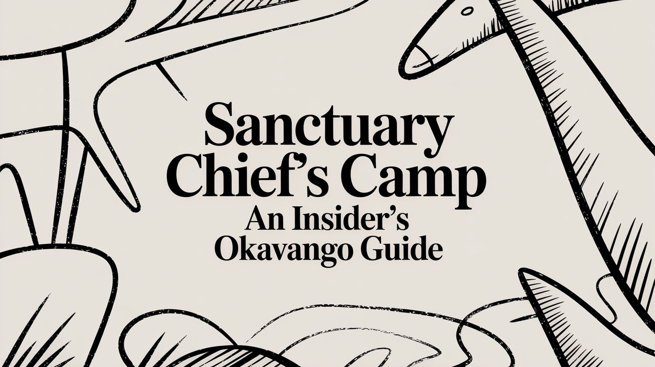 Sanctuary Chief's Camp on Chief's Island in Botswana's Okavango Delta — insider's luxury safari guide | HauteBlack
